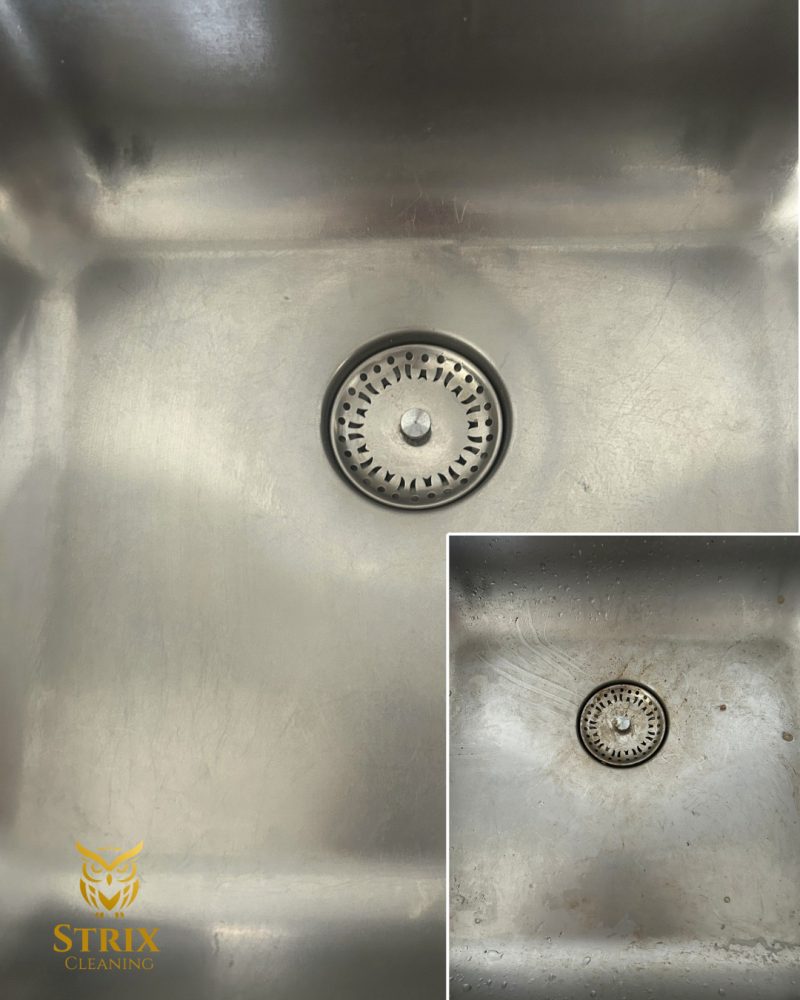 Voor en na keuken schoonmaken spoedschoonmaak